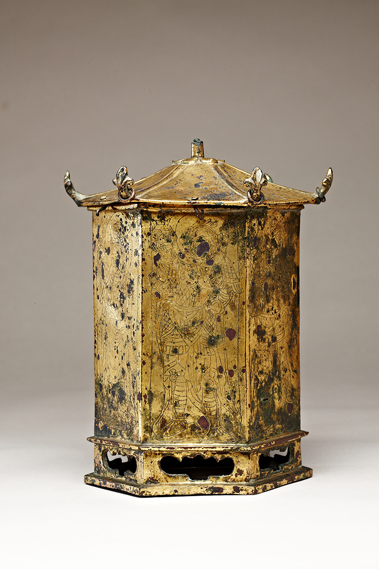 금동6각사리함 images